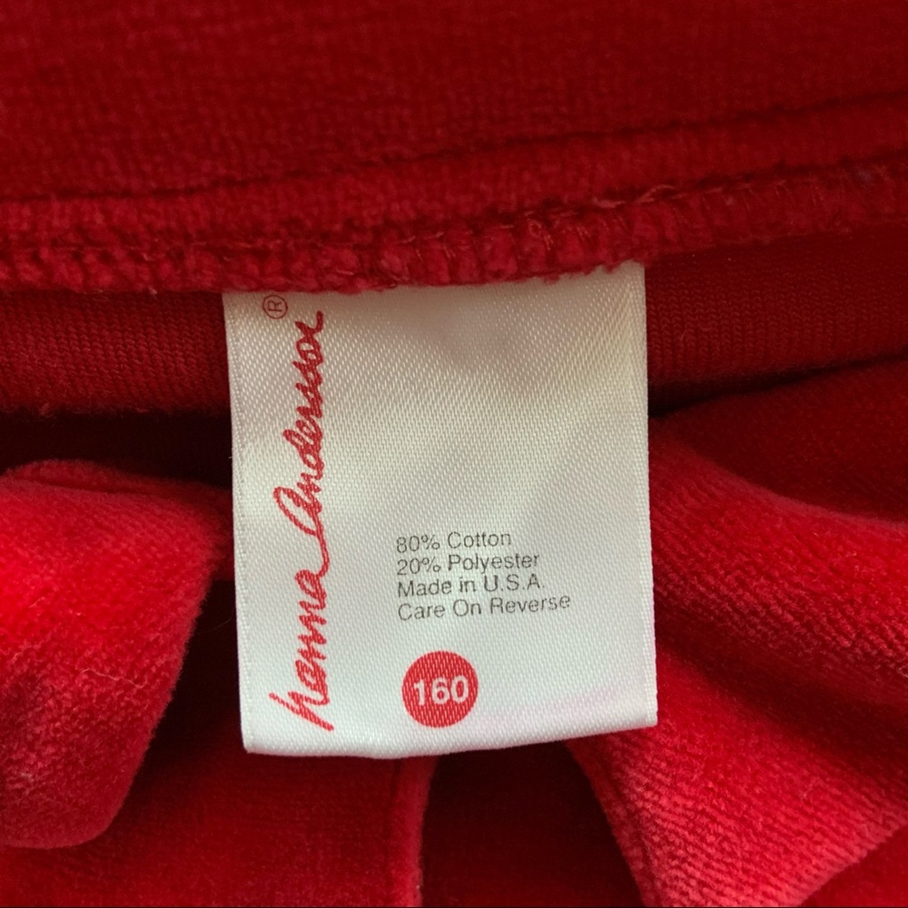 Hannah Anderson red dress